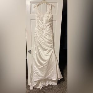 Brand new wedding dress with tags from David’s bridal